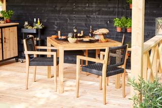 Tuintafel teak 100 x 100 cm — 1