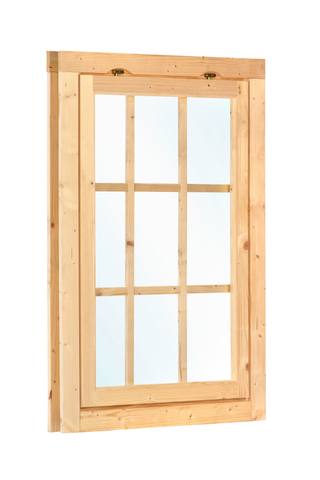 Uitzetraam enkel W1 vuren 85 x 120,5 cm — 1