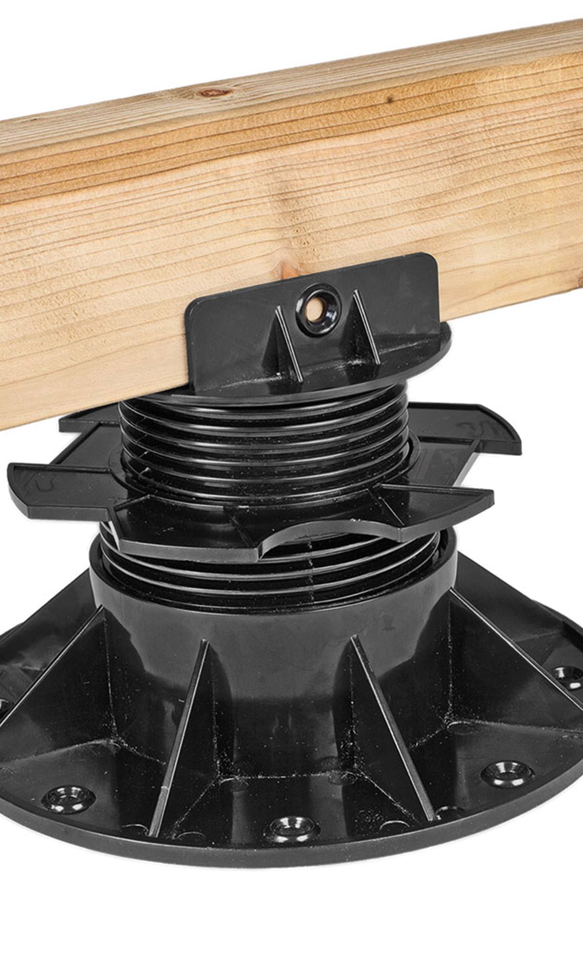 Verstelbare kunststof vloerdrager Pedestal-1 instelbaar 3-6 cm