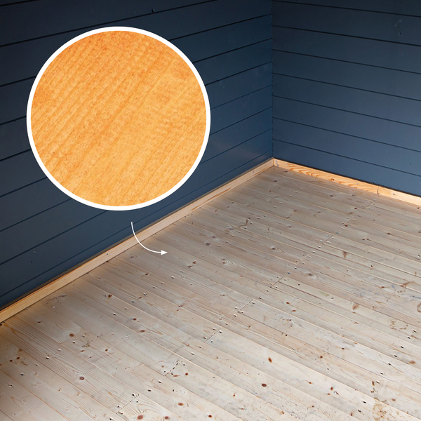 Vloerpakket | 26 mm | vuren | Red Class Wood geïmpregneerd 250 cm
