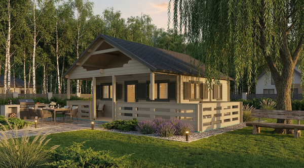 Weekend Chalet Asva 68mm 6x6m 36m2