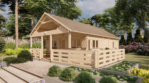 Weekend Chalet Asva 68mm 6x8m 48m2